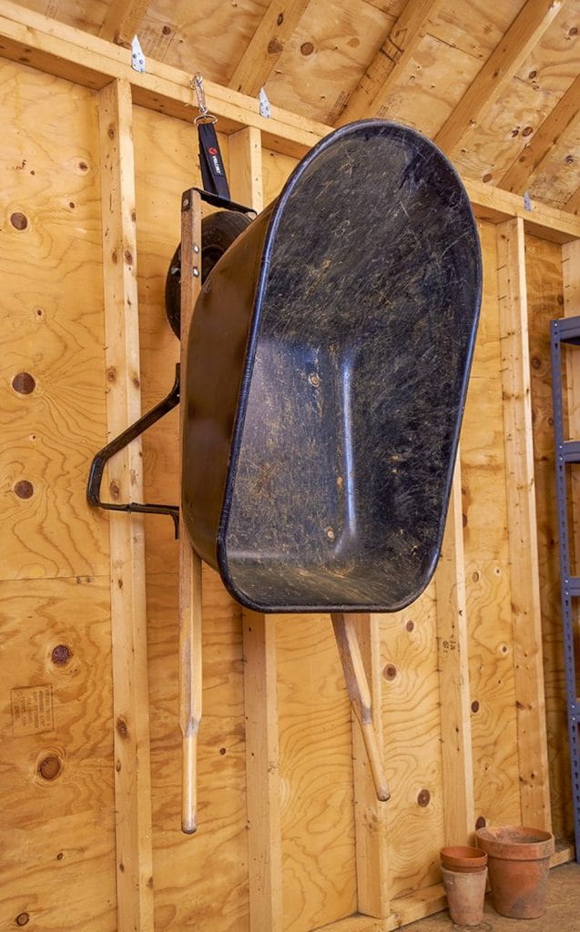 How To Hang A Wheelbarrow   How To Hang A Wheelbarrow 